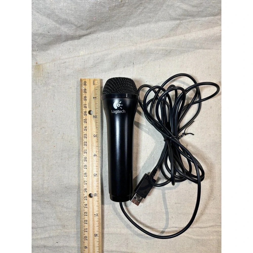Logitech Microphone Handheld Wired Very Simple WORKS Watch Video